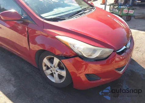 2011 Hyundai Elantra Gls (Ulsan Plant) from USA, damaged, VIN KMHDH4AE2BU093252